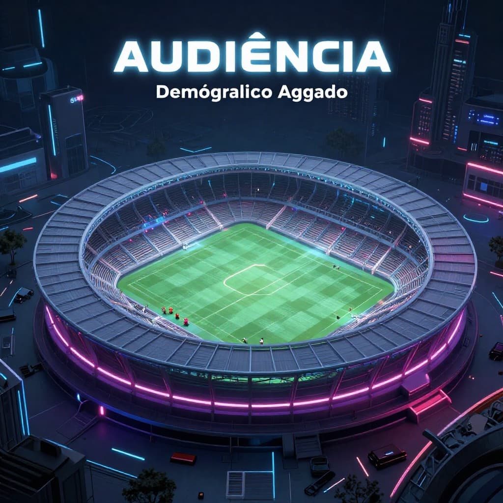 Dashboard de Sport Vision con mapa de audiencia del estadio